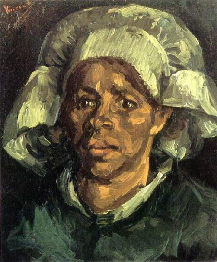 Gordina De Groot, Head 1885 Van Gogh Oil Painting